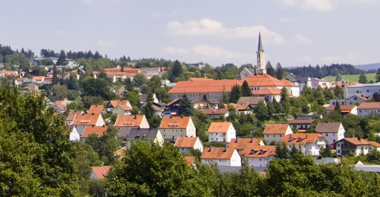 Grafenau Stadt Panorama