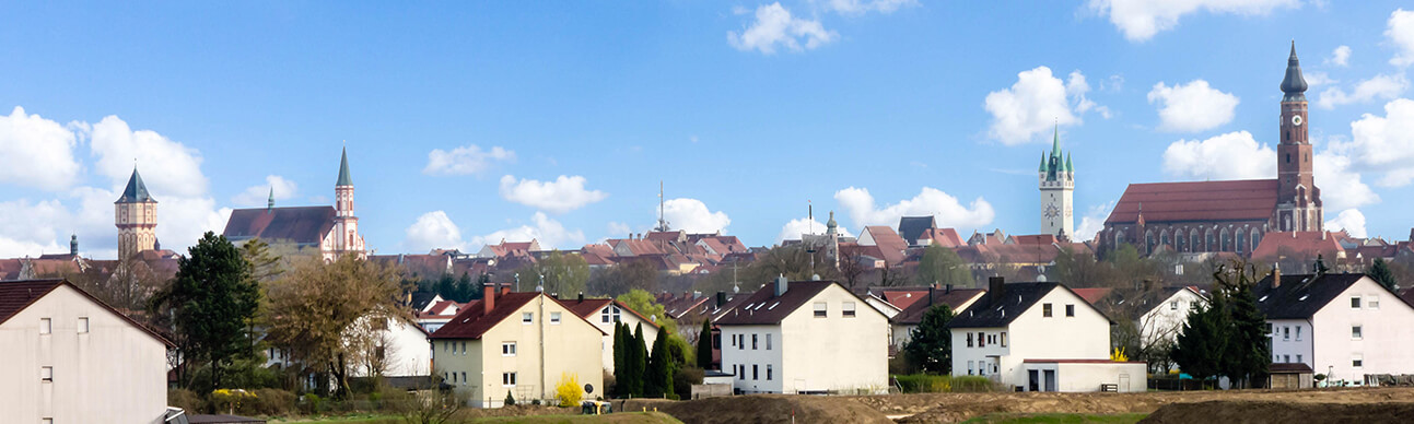 Straubing Stadt Panorama