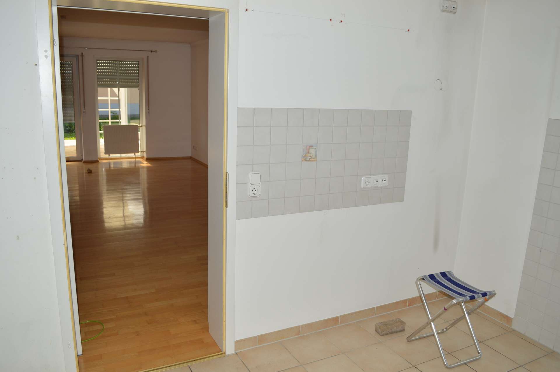 Küche Durchgang Wohnzimmer
