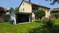 Ansicht Terrasse außen - Charmantes Zweifamilienhaus mit großzügigem Garten, Obergeschoss vermietet