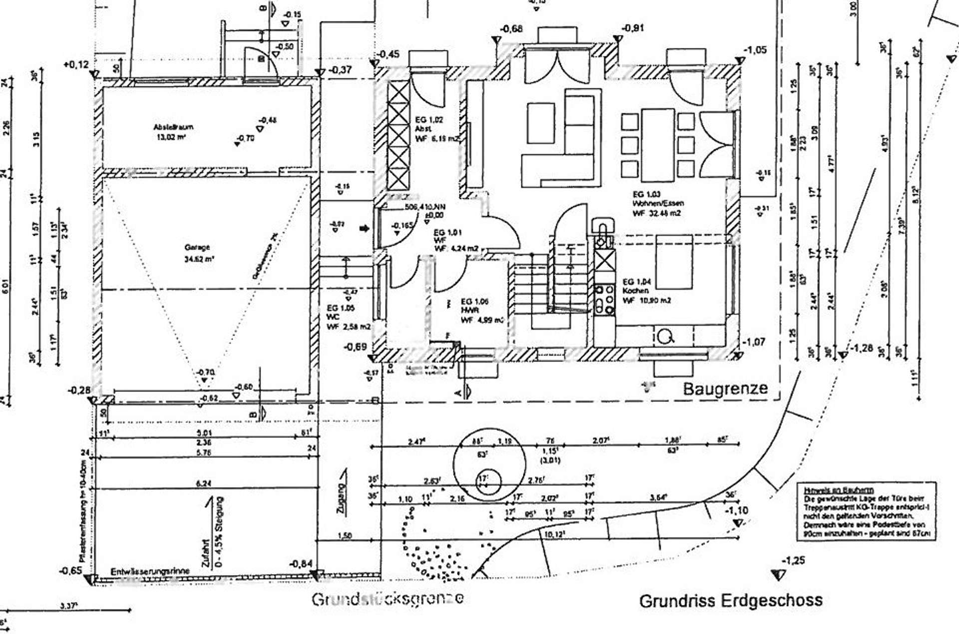 Grundriss Erdgeschoss