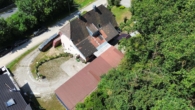 Luftbild - Behagliches Zuhause am Tor zum Bayerischen Wald – Doppelhaushälfte in Bogen