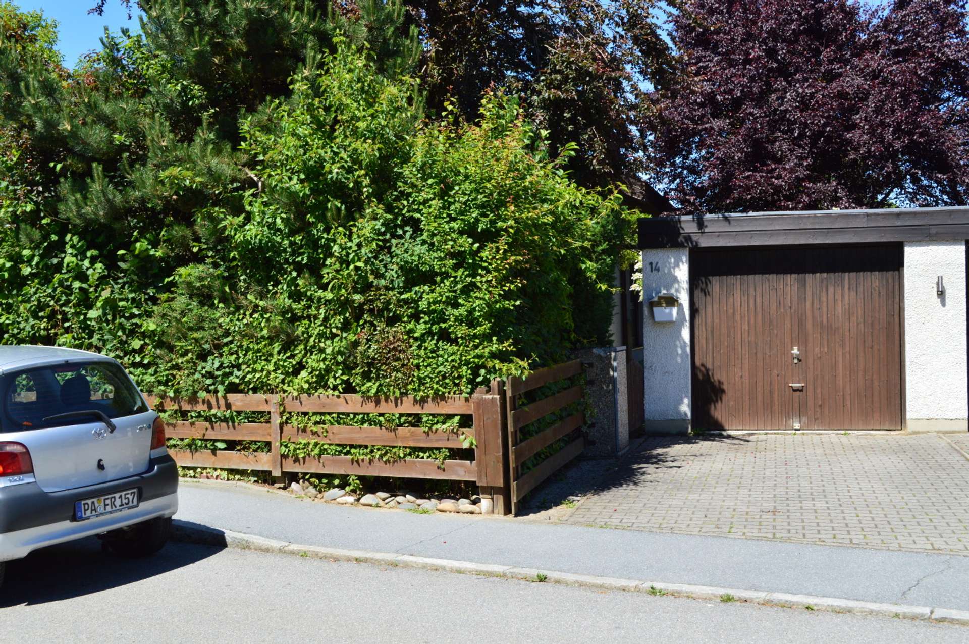 Ansicht von der Straße