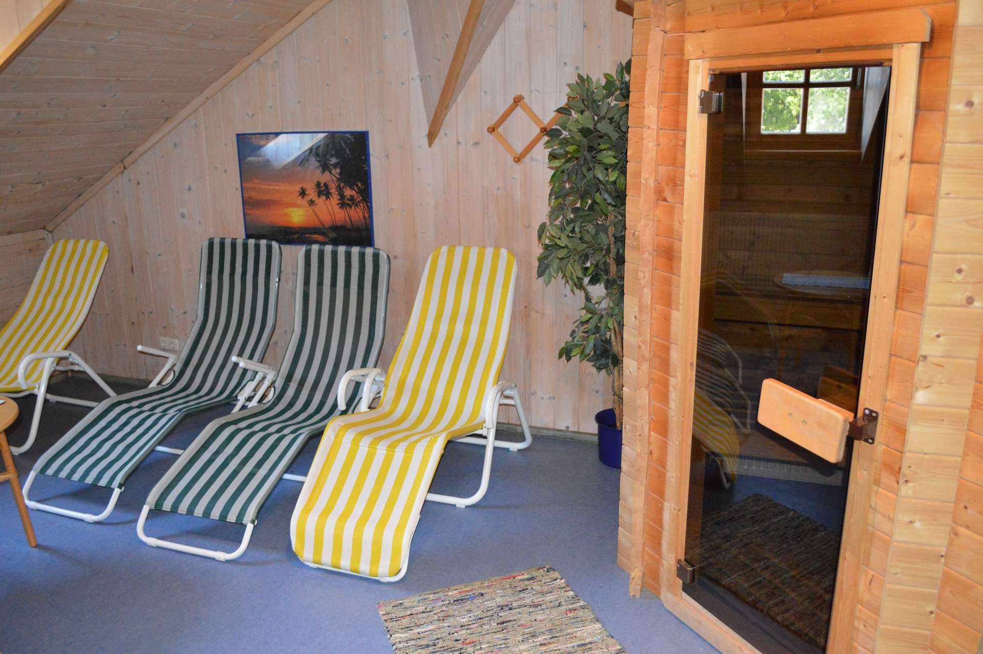 Sauna und Relaxzimmer