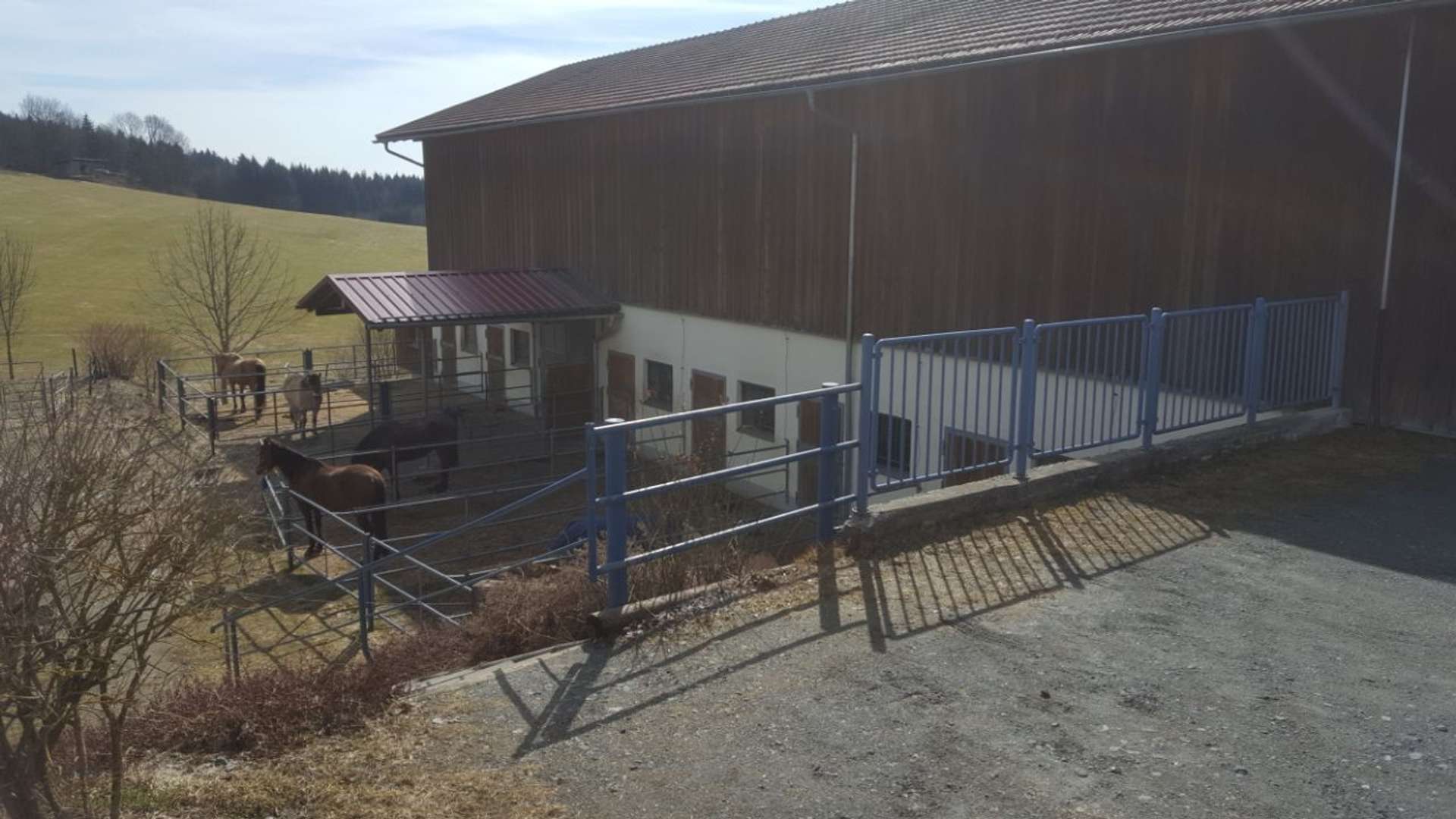 Ansicht Pferdestall