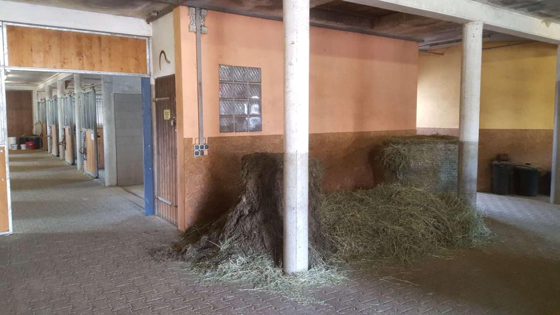 Innenansicht Stall
