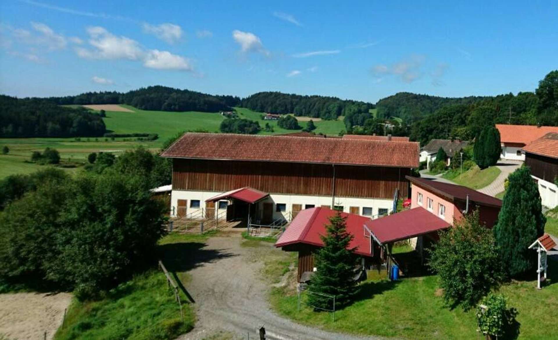 Ansicht Stallgebäude