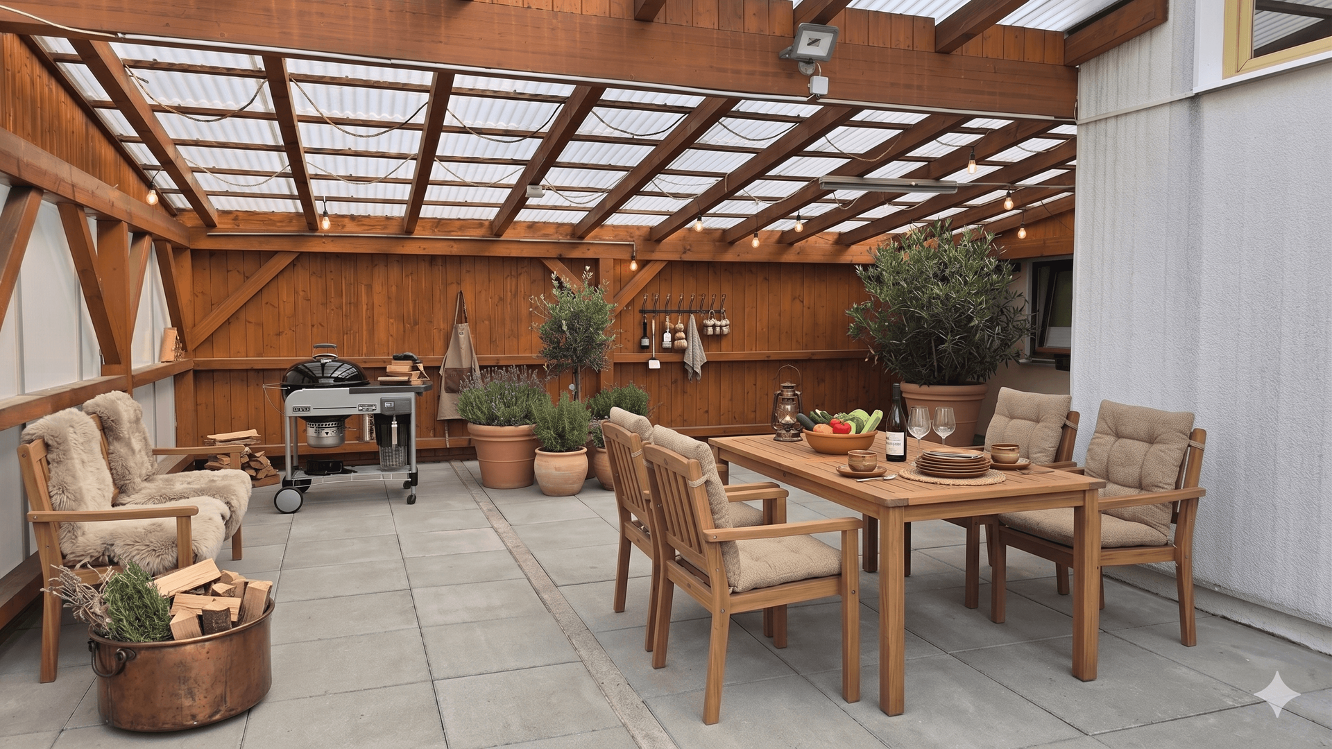 KI-Generierte Inspiration Carport