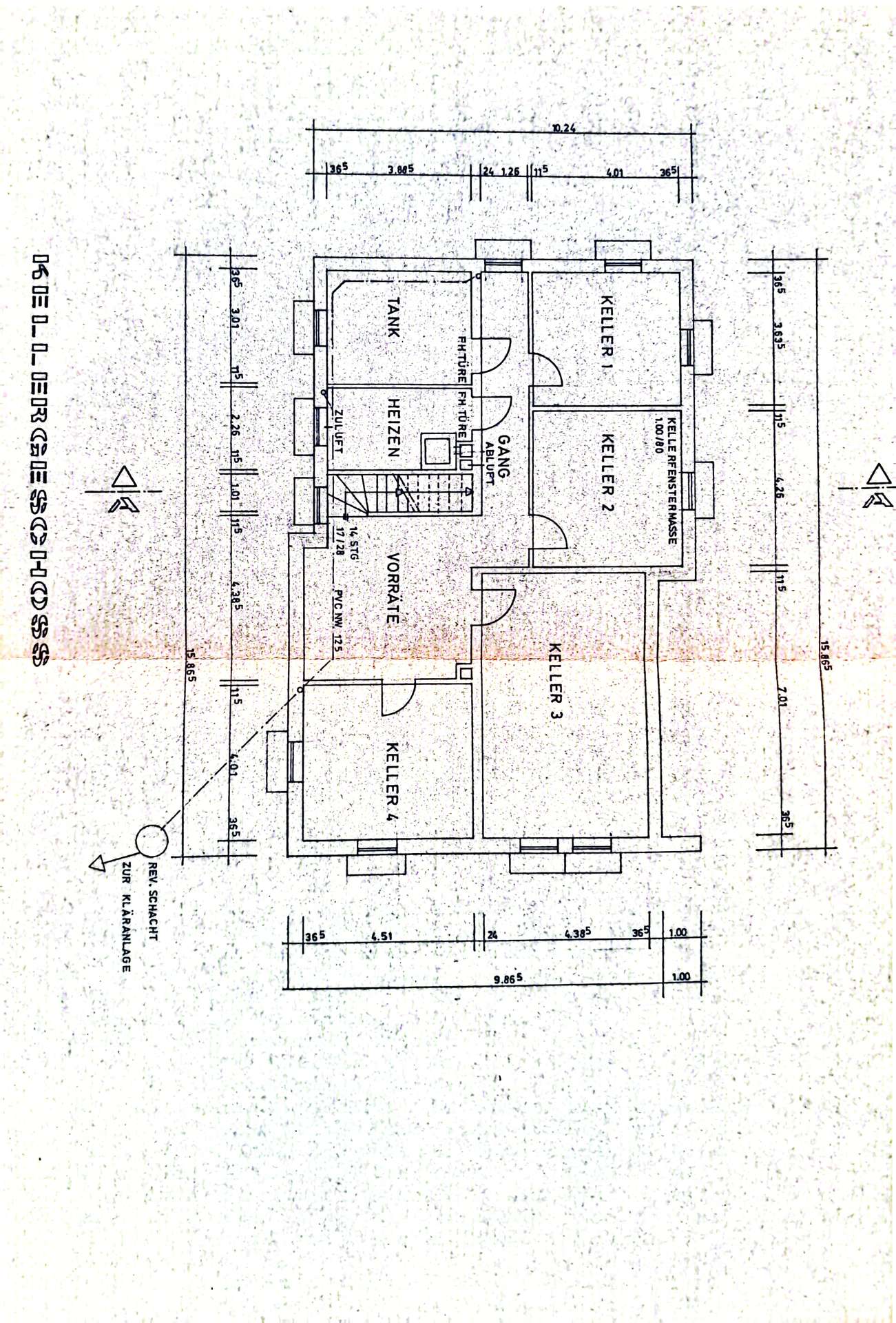 Grundriss Kellergeschoss