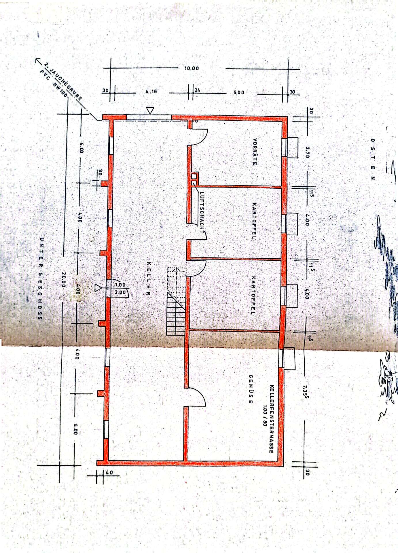 Grundriss Untergeschoss