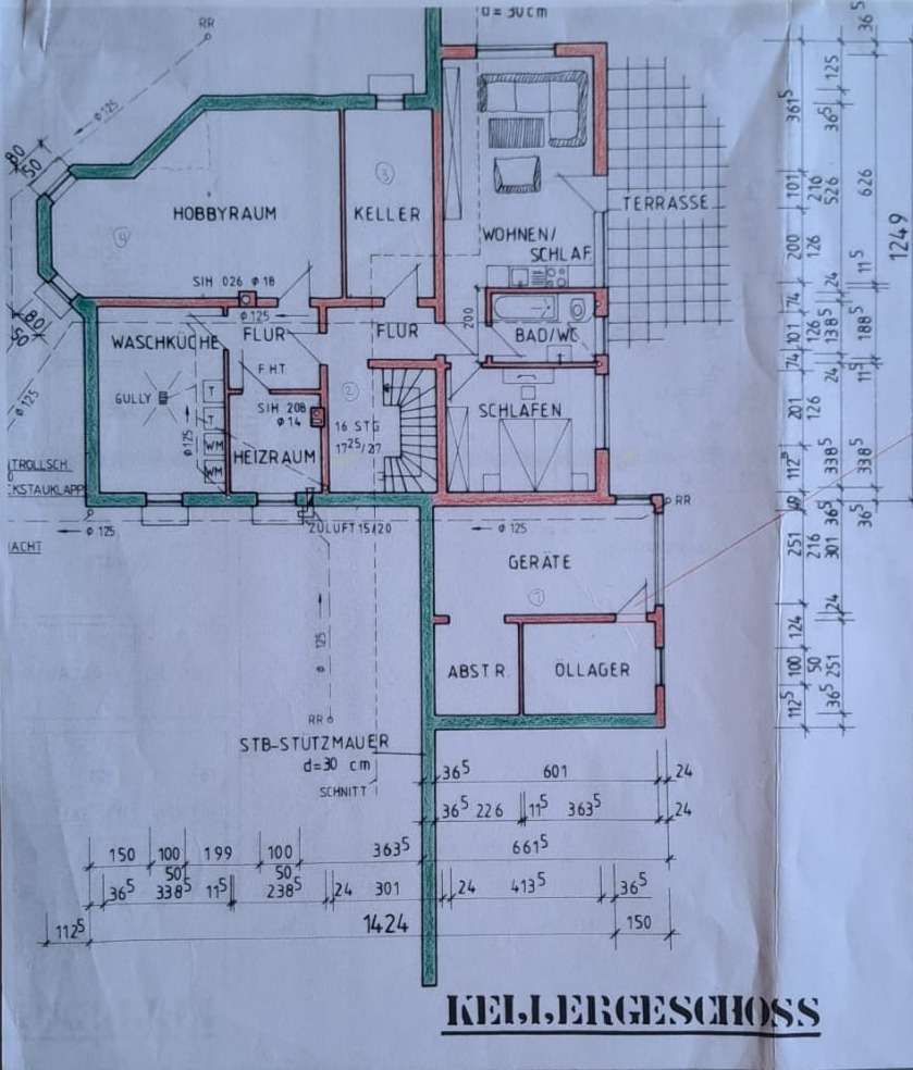 Grundriss Kellergeschoss