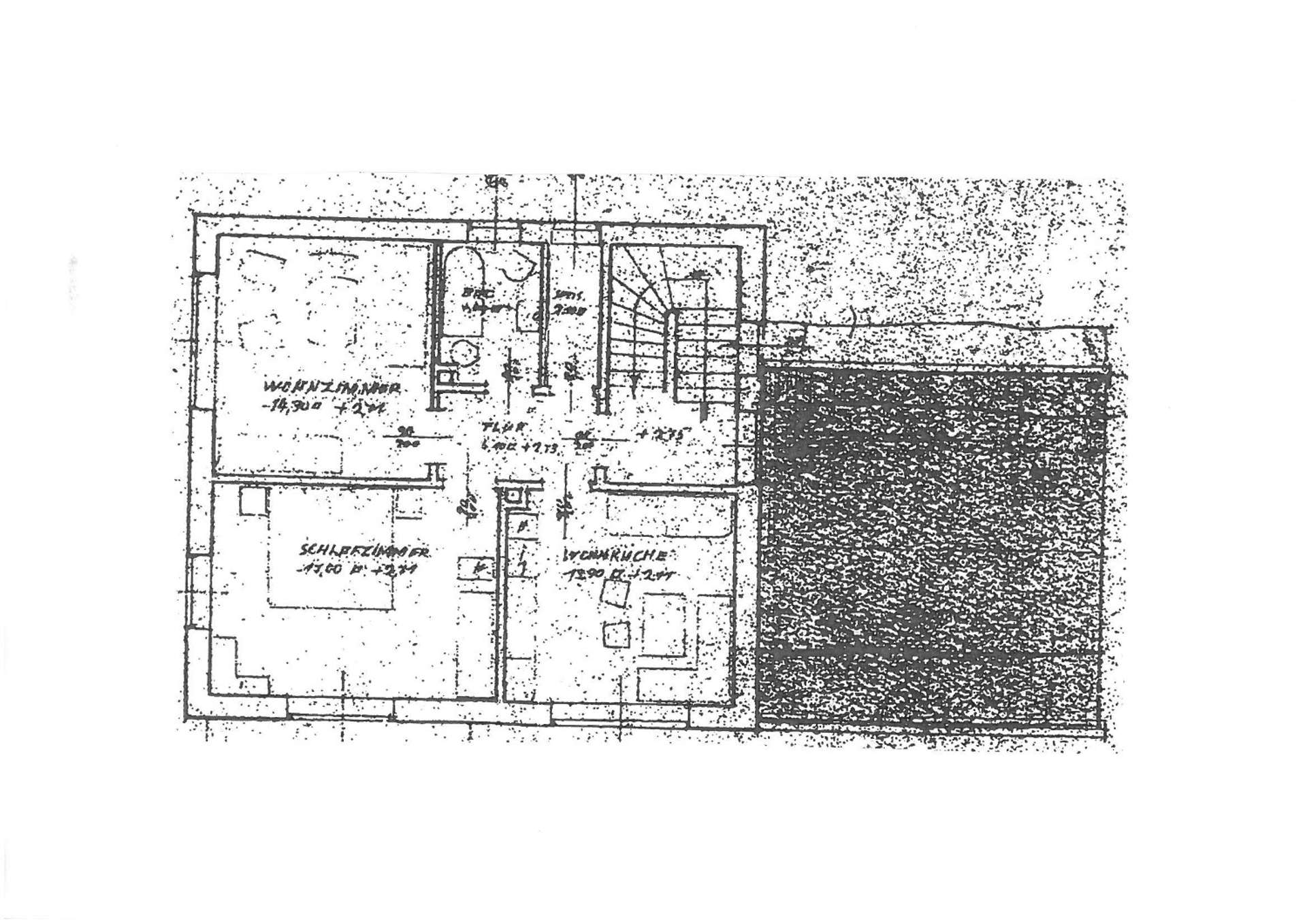 Grundriss mit Dachterrasse
