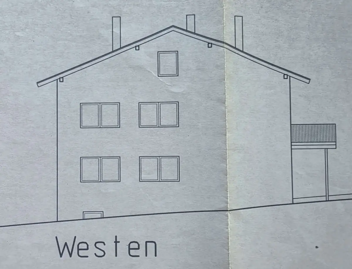 Seitenansicht Westen