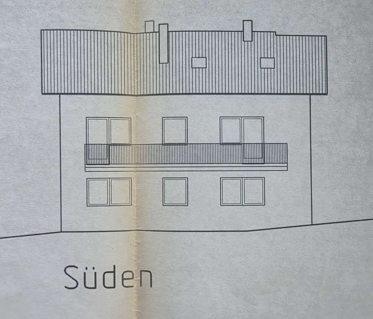 Seitenansicht Süden