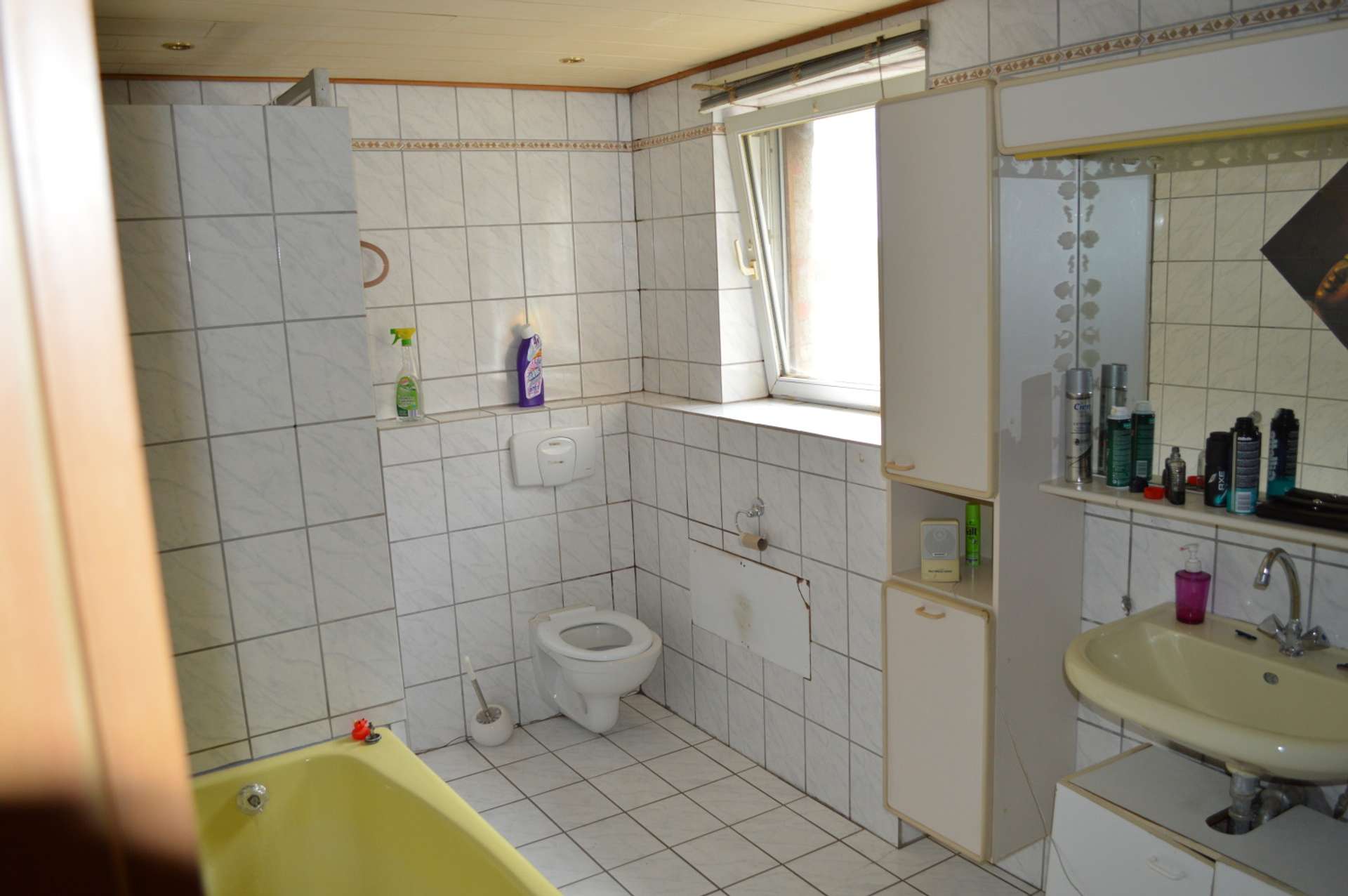 Bad der Wohnung in Scheune