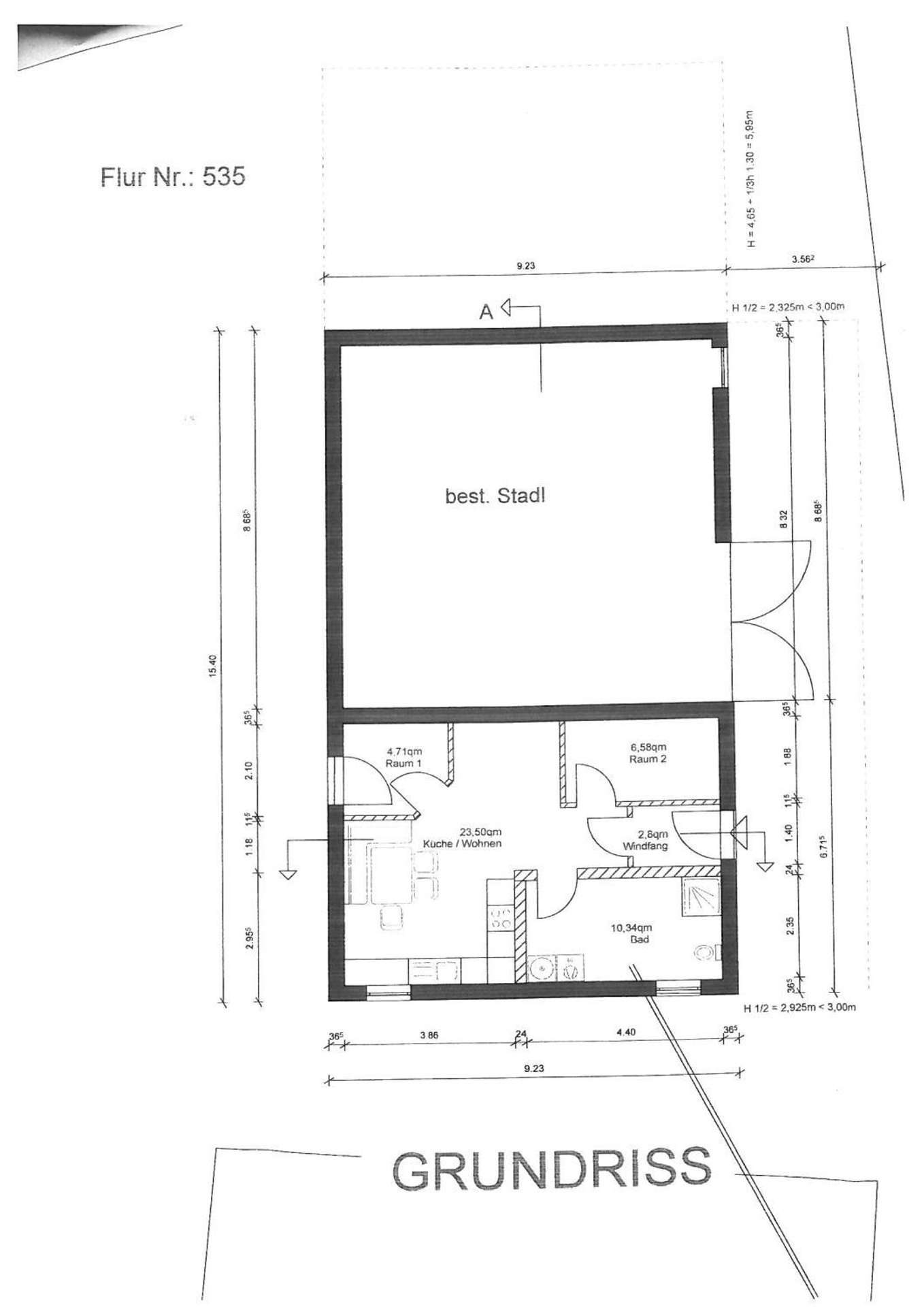 Wohnung im Nebengebäude