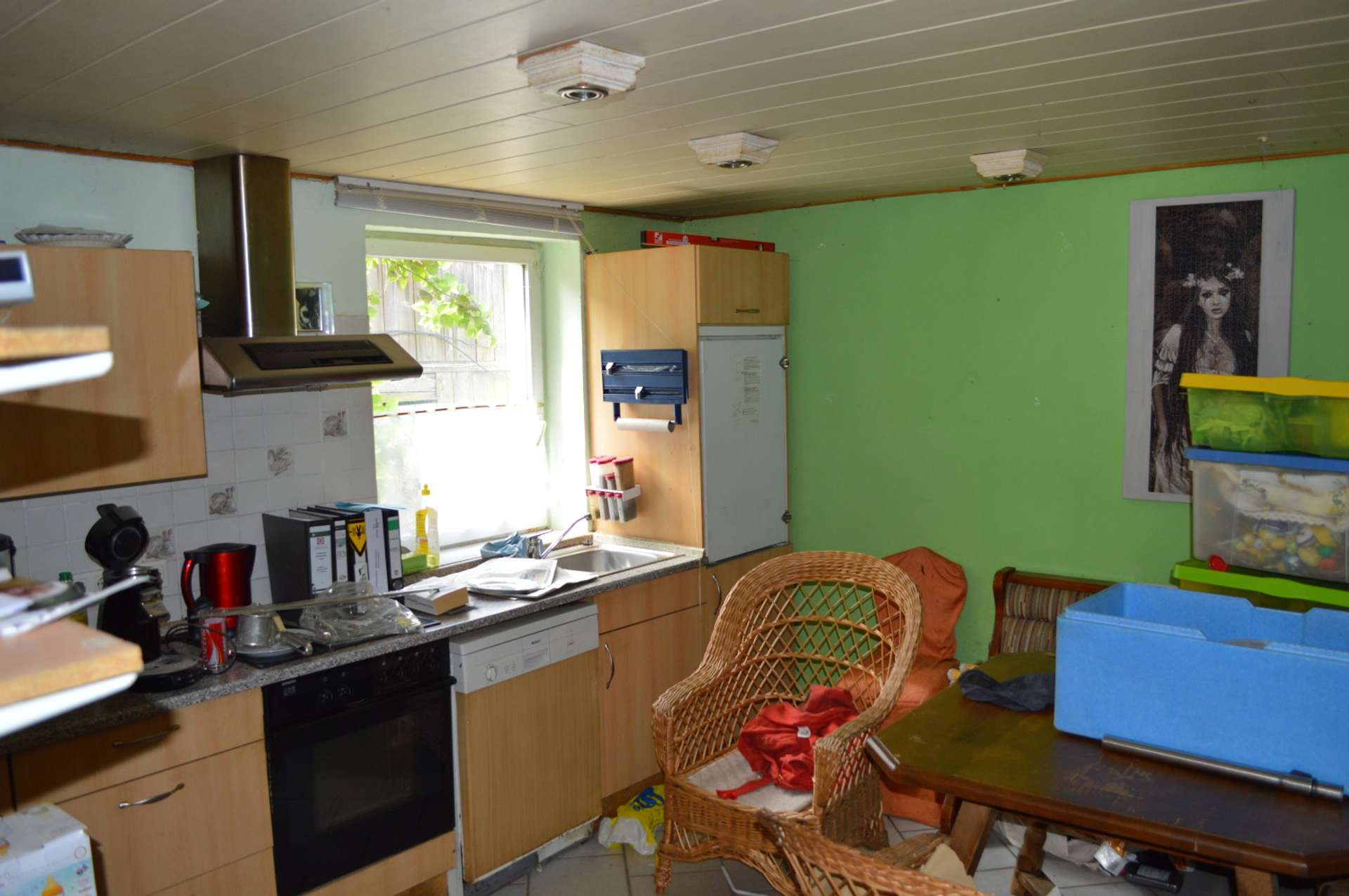 Küche von Wohnung in Scheune