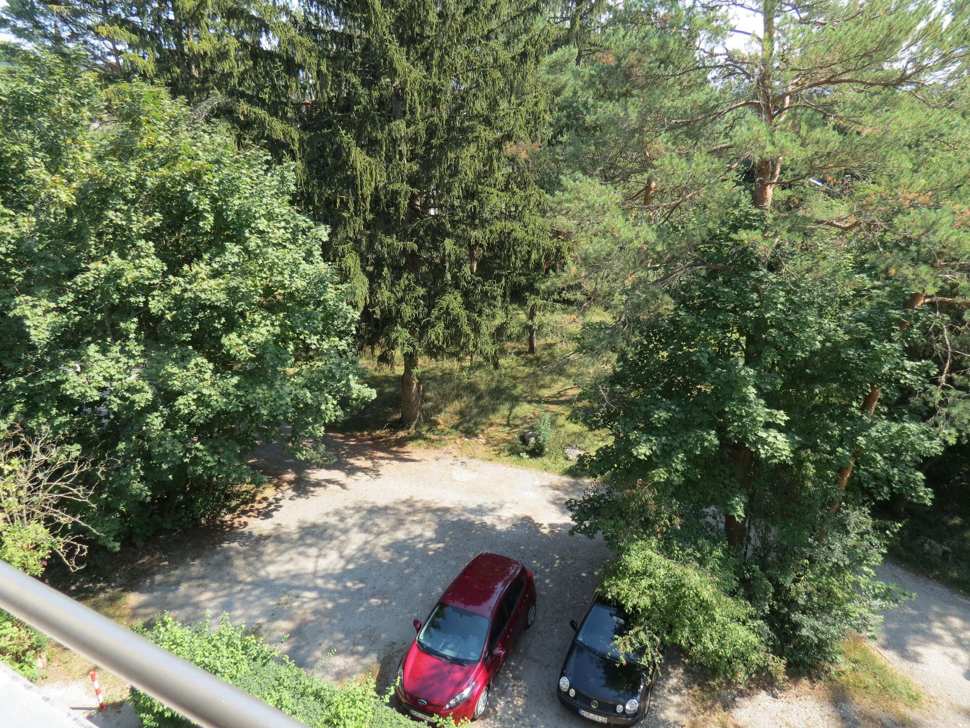 Vom Balkon