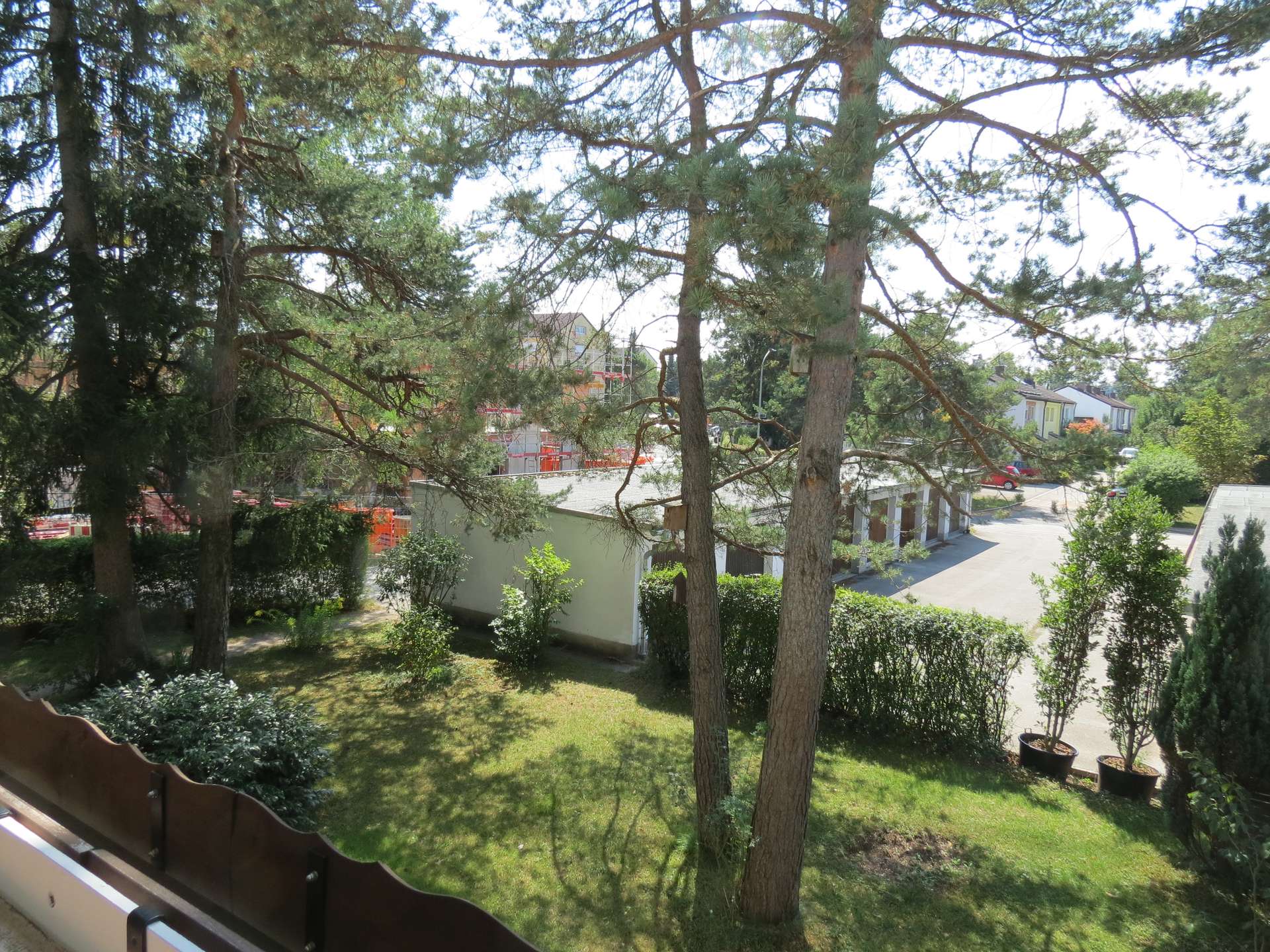 Aussicht Neubau mit Tiefgarage