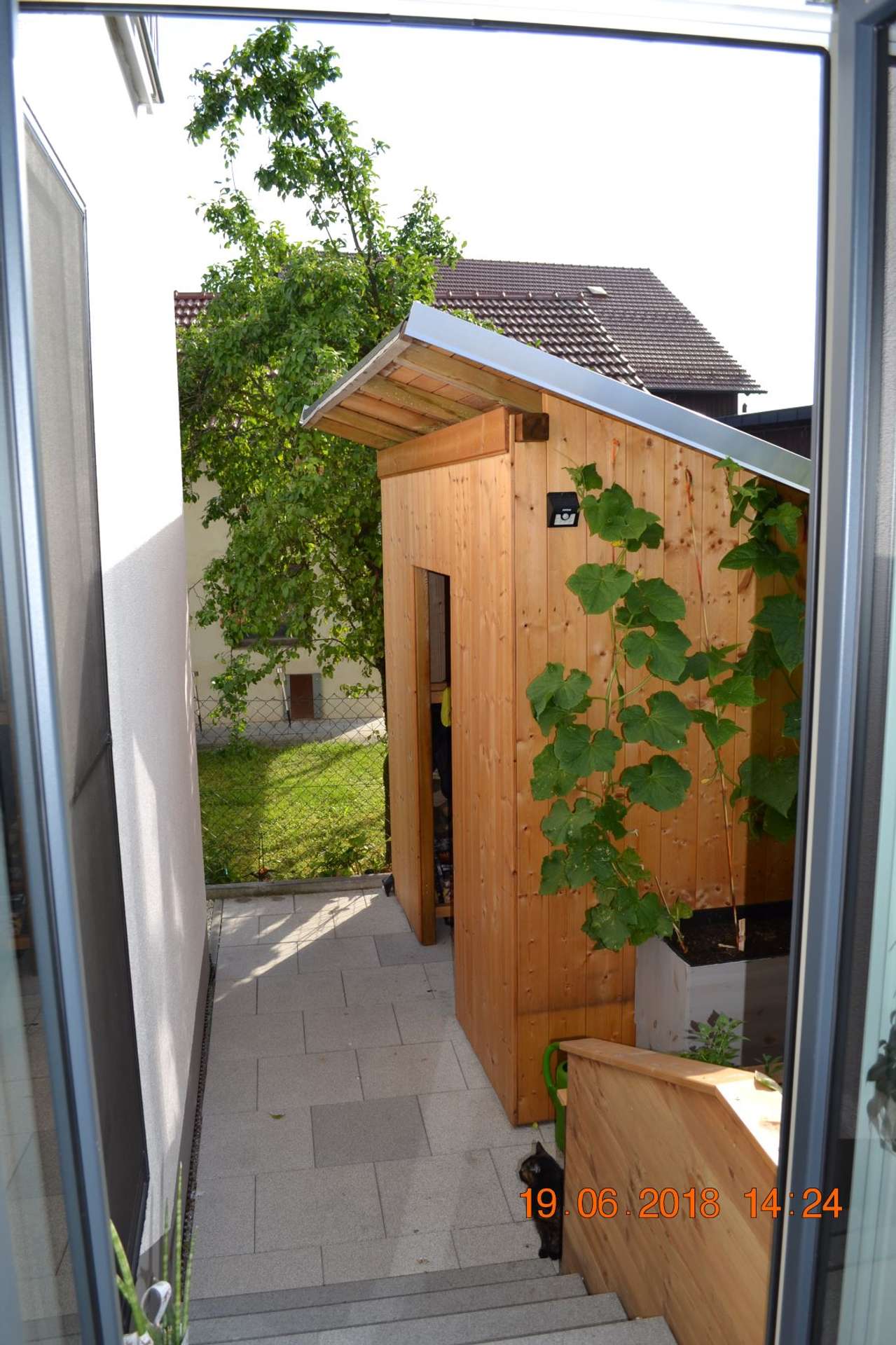 Holzschuppen