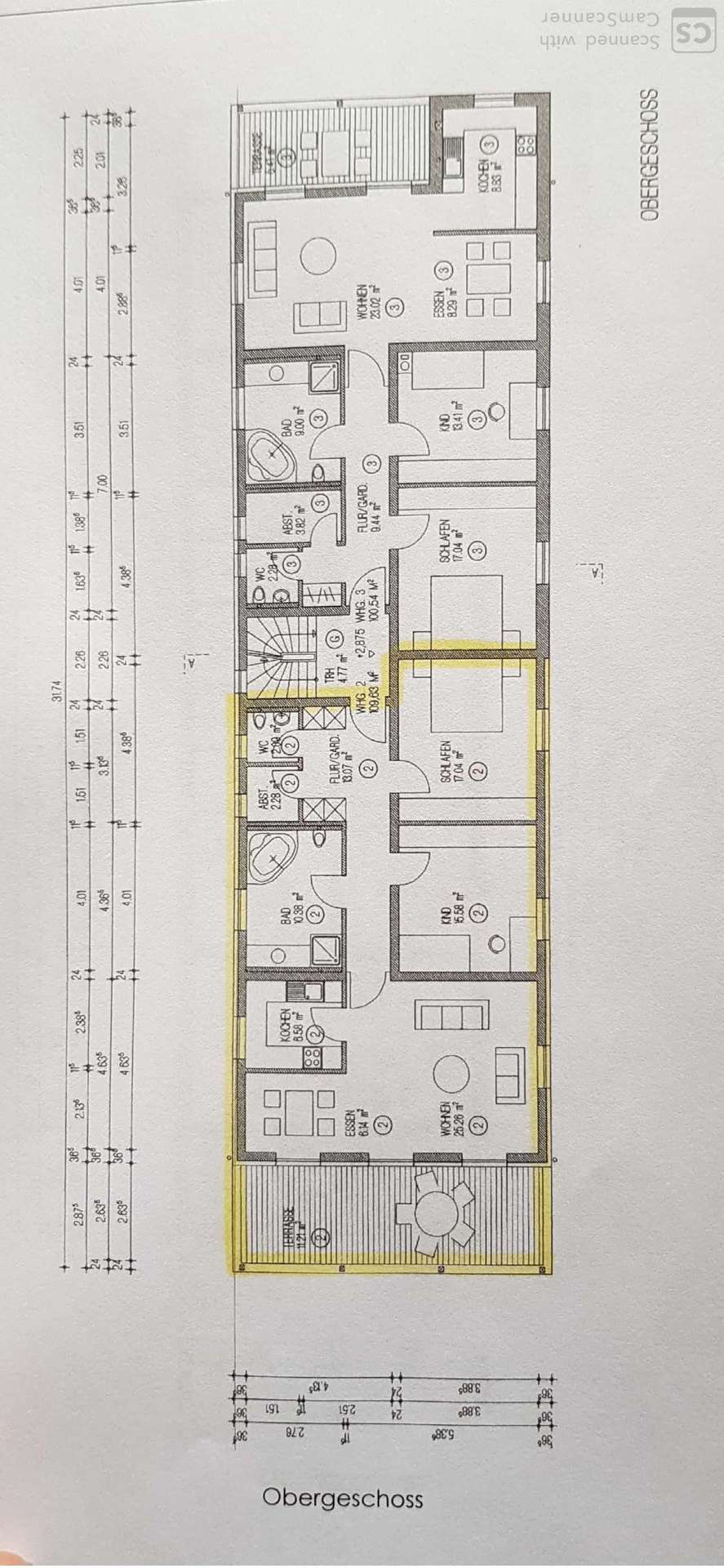 Grundriss Obergeschoss