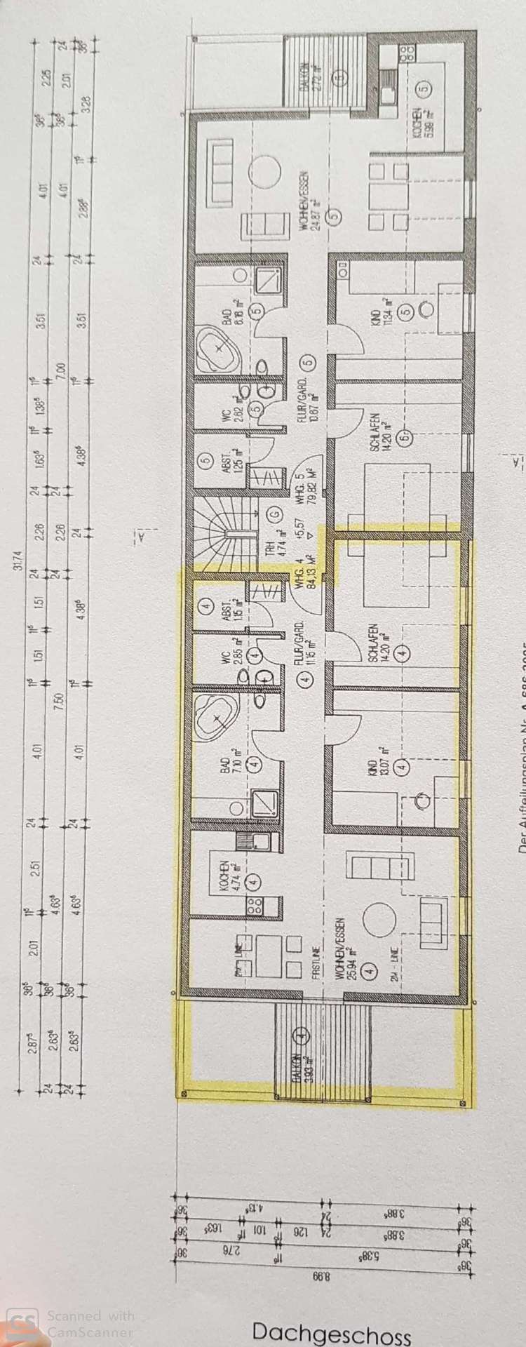 Grundriss Dachgeschoss
