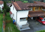 Luftaufnahme - Außergewöhnliches Reihenendhaus mit Wintergarten