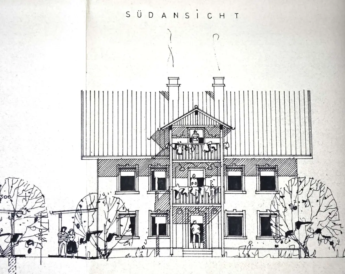 Seitenansicht Süd