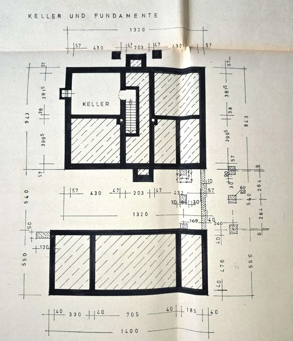 Grundriss Keller