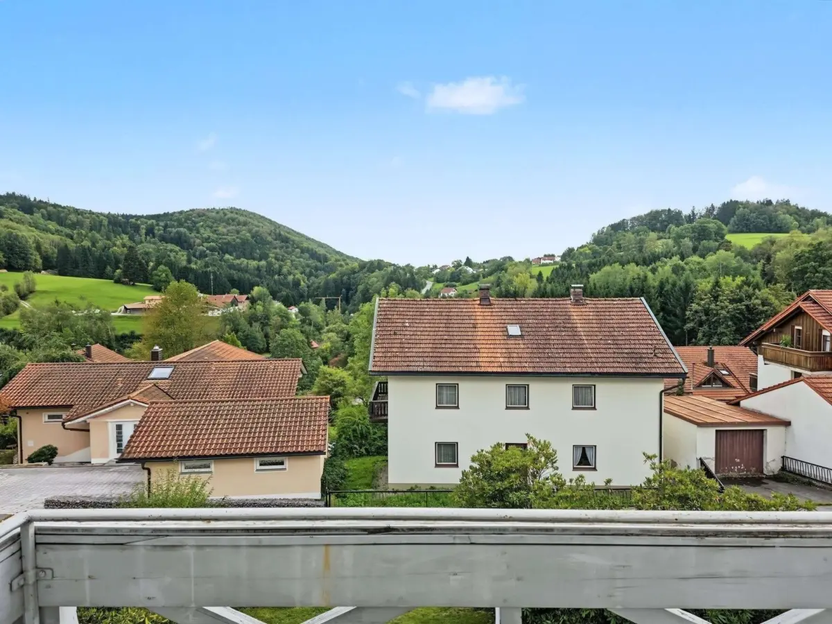 Aussicht vom Balkon