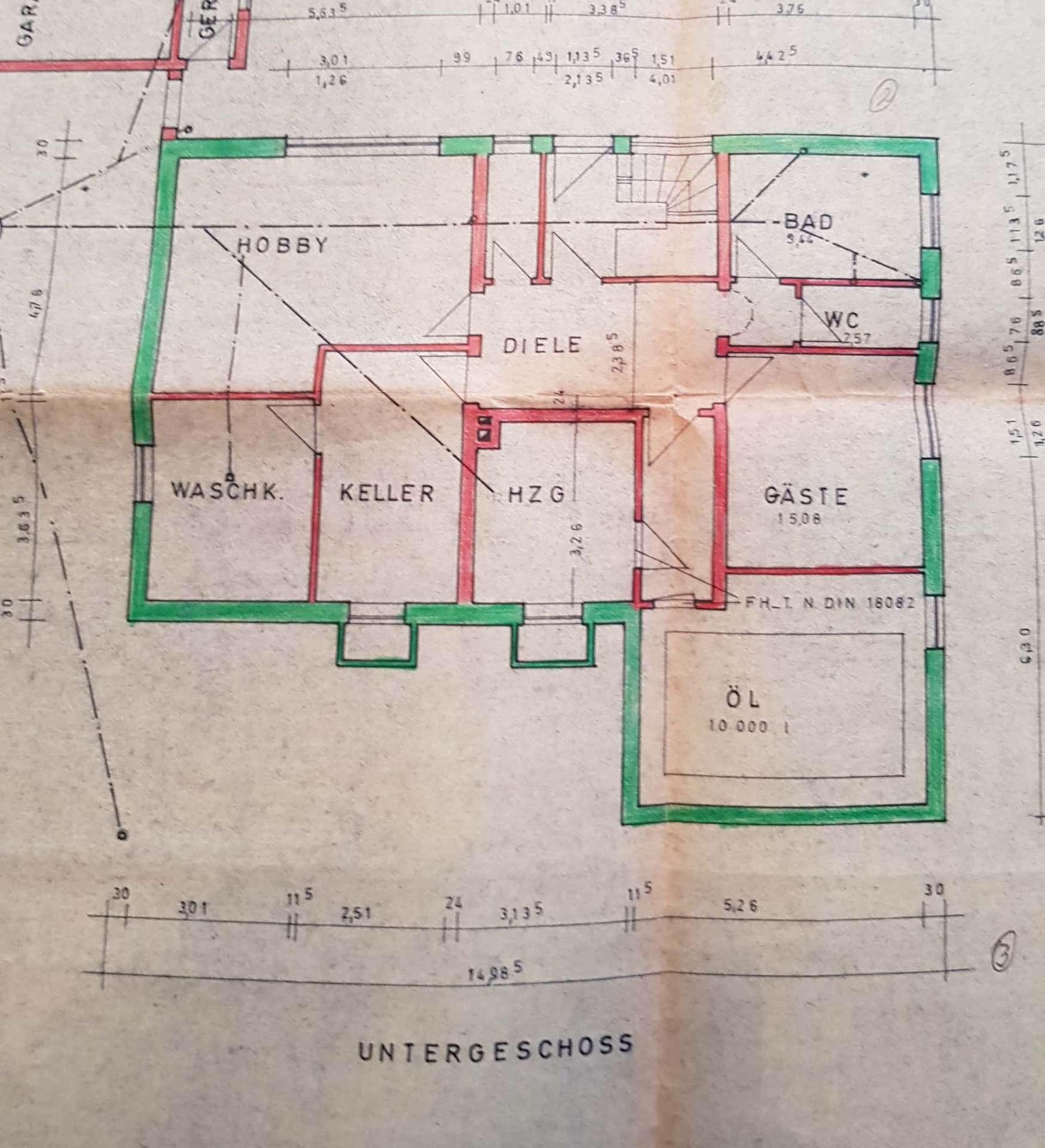 Grundriss UG