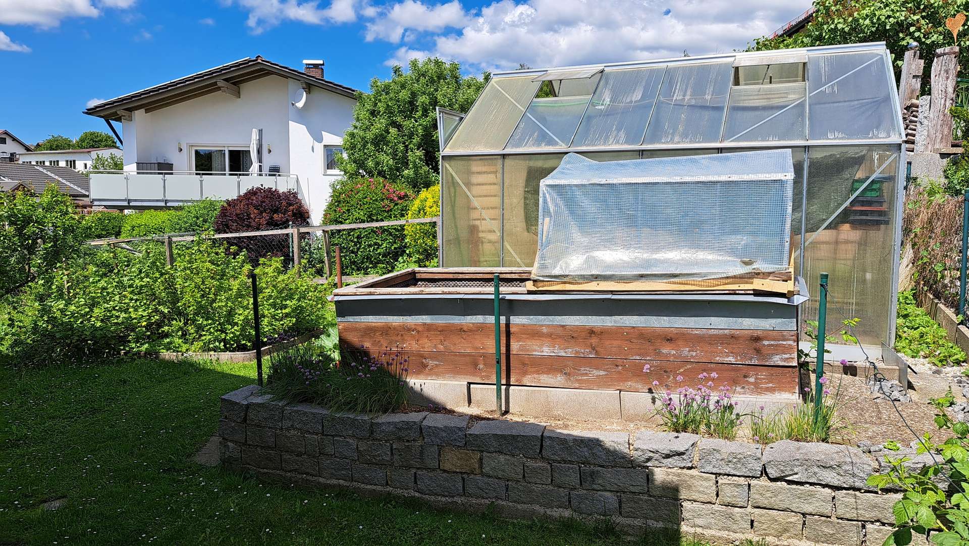 Gewächshaus/Hochbeet