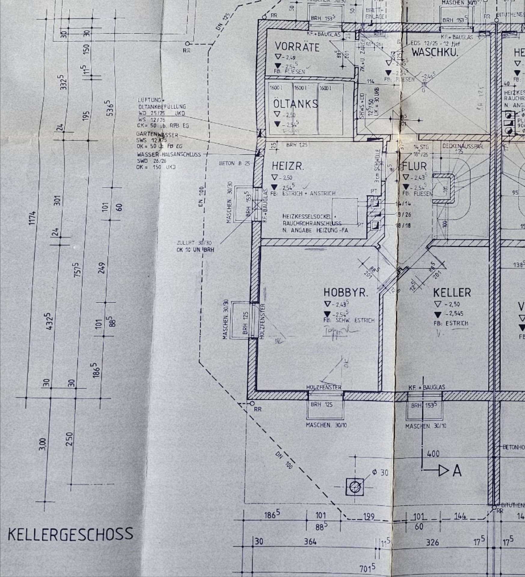 Grundriss Kellergeschoss