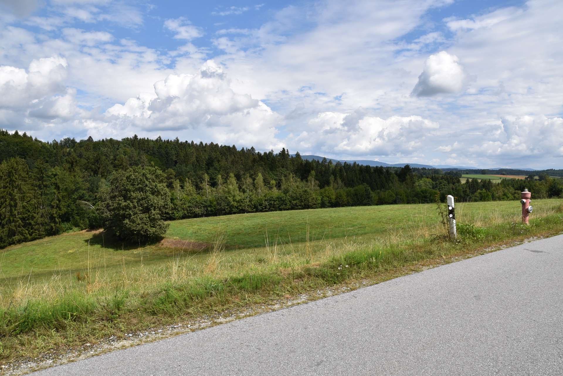 Grundstück und Aussicht
