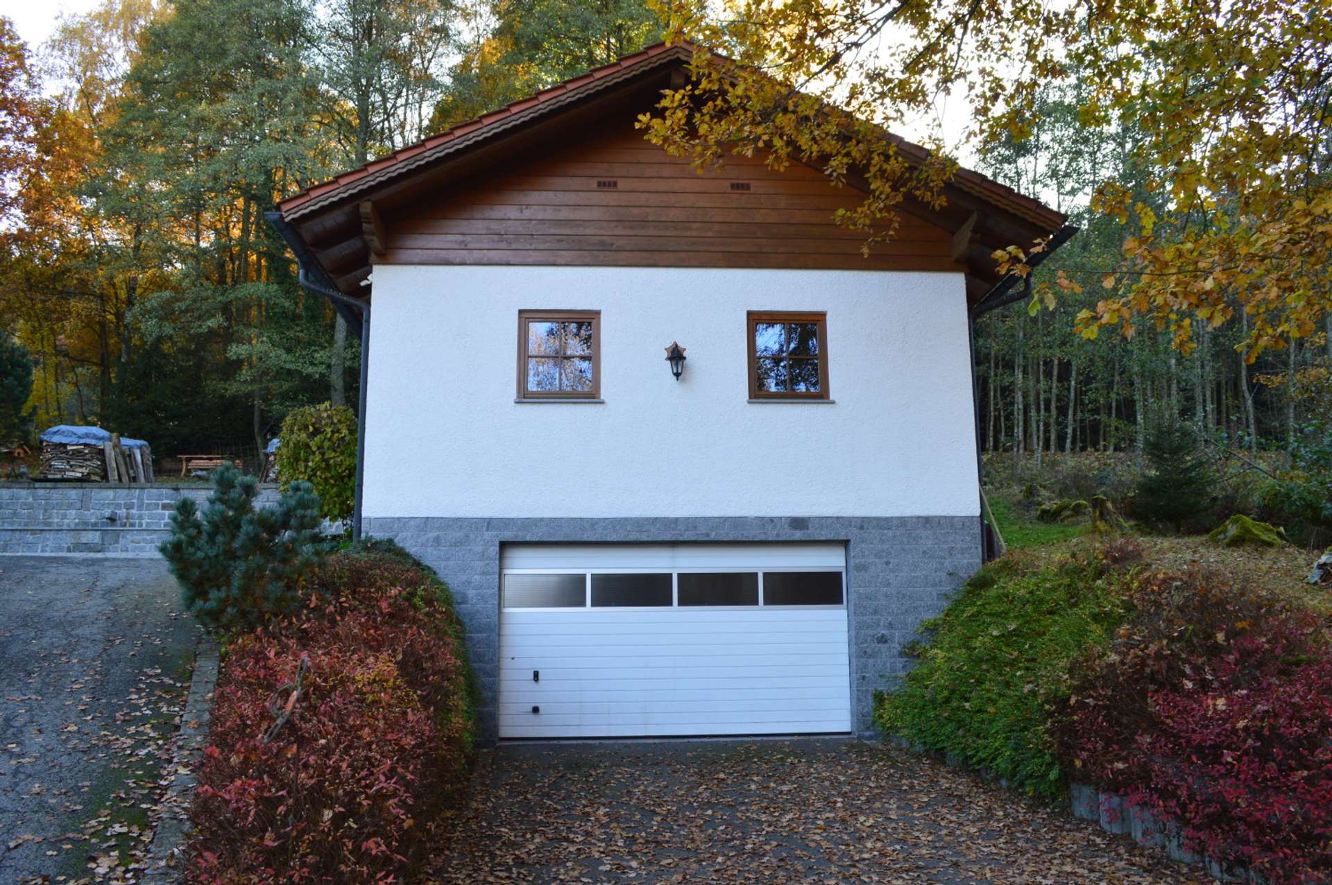 Garage mit Werkstatt
