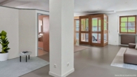 virtuelle Gestaltungsidee als Empfang - 92 m² Rohdiamant im Erdgeschoss – Praxis, Büro oder Wohnen? Gestalten Sie Ihre Vision