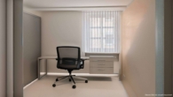 virtuelle Gestaltungsidee als Büro - 92 m² Rohdiamant im Erdgeschoss – Praxis, Büro oder Wohnen? Gestalten Sie Ihre Vision