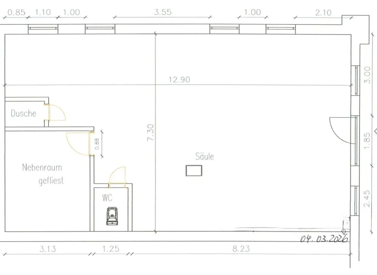 Grundriss Bestand