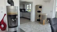 Wohn- Esszimmer mit Zugang Küche