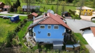 Prächtige Landhauswalmdach Villa in ruhiger Randlage - Luftaufnahme
