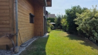 Garten - Bezauberndes Niedrigenergie-Holzhaus mit Pool