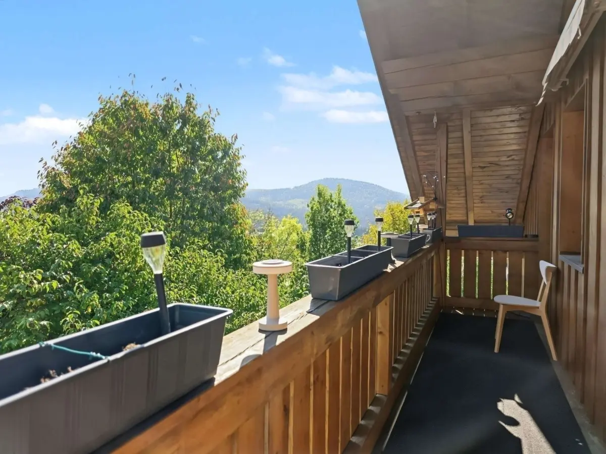 Balkon mit Aussicht