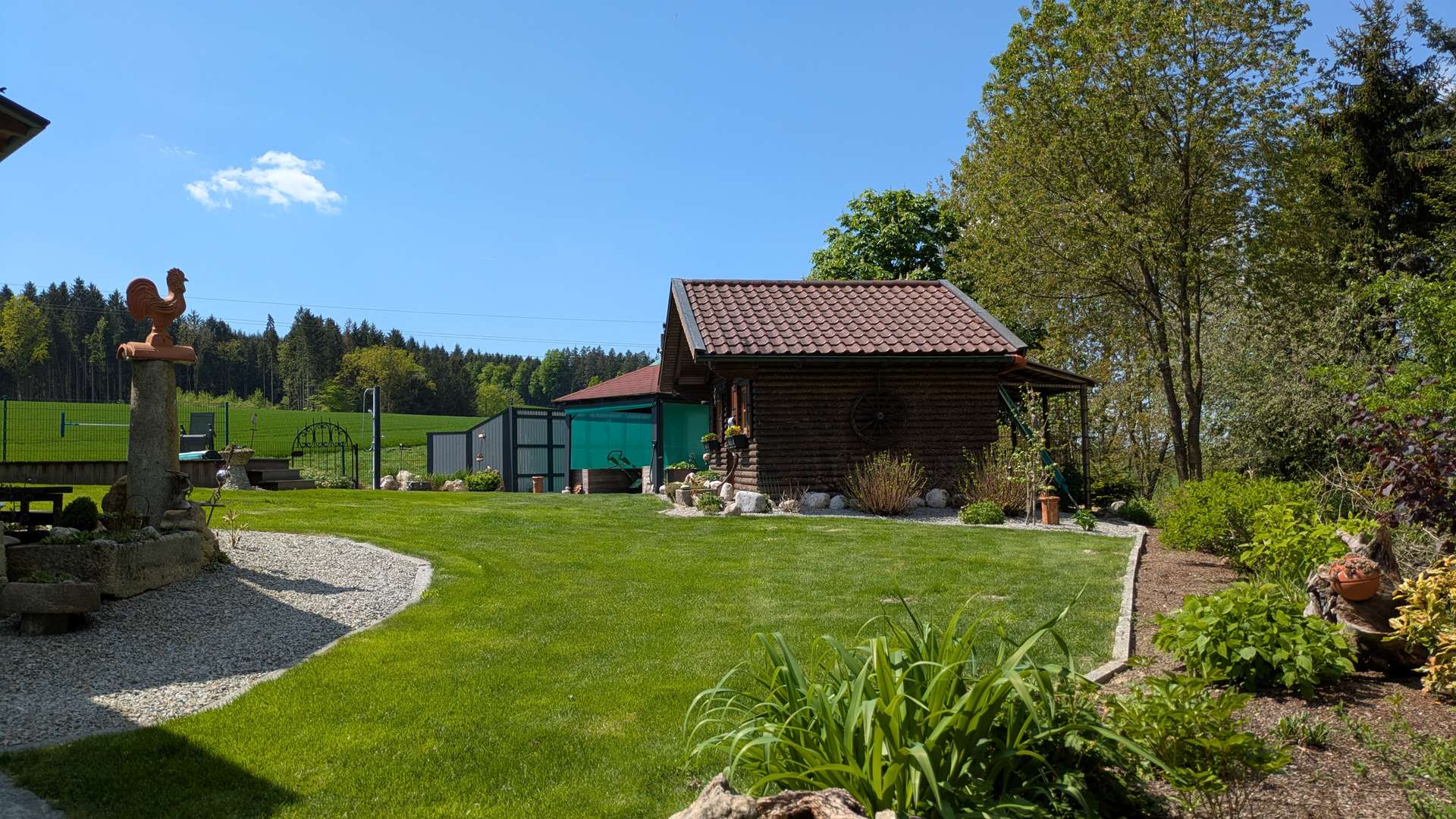 Garten hinten